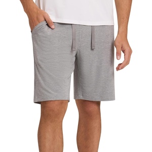 image:imageCozy Earth Mens StretchKnit Pajama Shorts  Breathable Temperature Regulating 95 Viscose from Bamboo BlendHeather Grey
