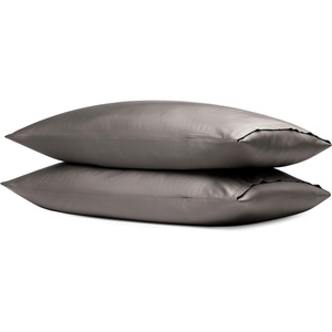 image:imageCozy Earth Standard Pillowcases Set of 2  Made of 100 Viscose from Bamboo UltraSoft amp Luxury Woven from Naturally Breathable amp Lightweight Fabric  OatCharcoal
