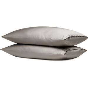 image:imageCozy Earth Standard Pillowcases Set of 2  Made of 100 Viscose from Bamboo UltraSoft amp Luxury Woven from Naturally Breathable amp Lightweight Fabric  OatDove Grey