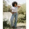 image:imageCozy Earth  Womens All Day Cropped Tee  100 Cotton TShirt  Relaxed Fit  Soft amp BreathableFrench Dove Heather