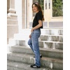 image:imageCozy Earth  Womens All Day Cropped Tee  100 Cotton TShirt  Relaxed Fit  Soft amp BreathableJet Black