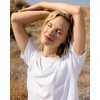 image:imageCozy Earth  Womens All Day Tee 100 Cotton TShirt  Relaxed Fit  Soft amp BreathableWhite