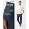 image:imageCozy Earth Mens Everywhere Pant  Mens Casual Pants with Pockets  Lightweight Slim FitEclipse