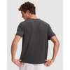 image:imageCozy Earth Mens StretchKnit Lounge Tee  Relaxed Fit Short Sleeve Shirt for Men  Soft BreathableCharcoal