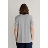 image:imageCozy Earth Mens StretchKnit Lounge Tee  Relaxed Fit Short Sleeve Shirt for Men  Soft BreathableHeather Grey