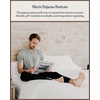 image:imageCozy Earth Mens StretchKnit Pajama Pants with Elastic Drawstring Waist amp Side PocketsBlack