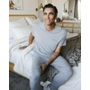 image:imageCozy Earth Mens StretchKnit Pajama Pants with Elastic Drawstring Waist amp Side PocketsCharcoal