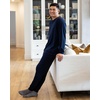 image:imageCozy Earth Mens Ultra Soft Jogger Pants Zippered Back Pocket  Viscose from Bamboo BlendNavy