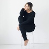 image:imageCozy Earth Womens Jogger Pants  62 Viscose from Bamboo Blend  Lightweight AllSeason ComfortBlack