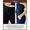 image:imageCozy Earth Womens Jogger Pants  62 Viscose from Bamboo Blend  Lightweight AllSeason ComfortNavy