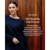 image:imageCozy Earth Womens Pullover Crew  Made from Viscose from Bamboo UltraSoft Temperature RegulatingBlack