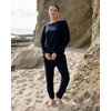 image:imageCozy Earth Womens Pullover Crew  Made from Viscose from Bamboo UltraSoft Temperature RegulatingBlack