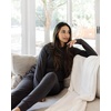 image:imageCozy Earth Womens Pullover Crew  Made from Viscose from Bamboo UltraSoft Temperature RegulatingCharcoal