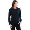 image:imageCozy Earth Womens Pullover Crew  Made from Viscose from Bamboo UltraSoft Temperature RegulatingBlack