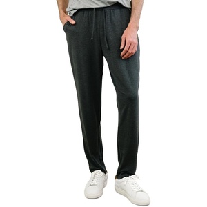 image:imageCozy Earth Mens StretchKnit Pajama Pants with Elastic Drawstring Waist amp Side PocketsCharcoal